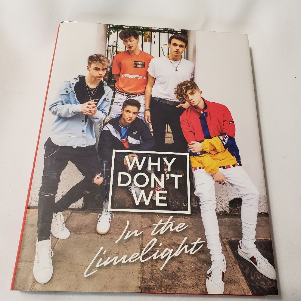 Why Don't We "In The Limelight " Hardcover Book